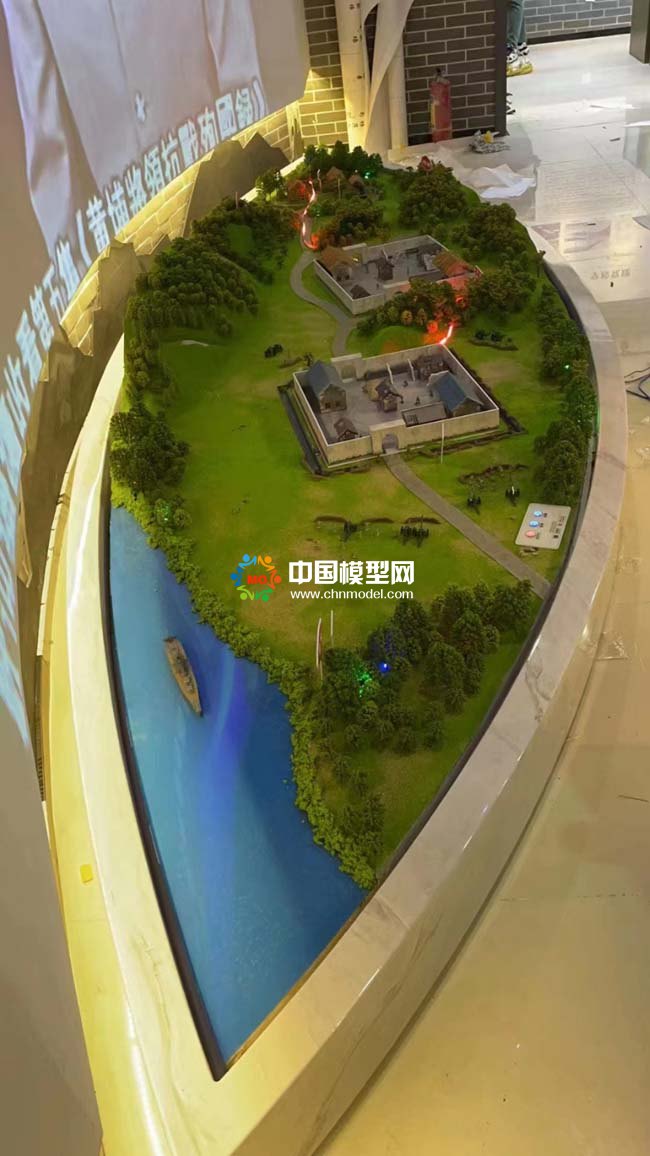 黃埔將領抗日沙盤模型