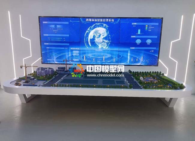 環(huán)境智慧管理系統(tǒng)沙盤模型