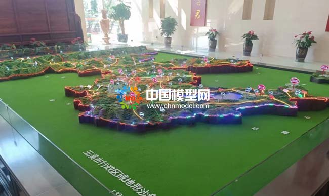 行政區(qū)域地形沙盤模型