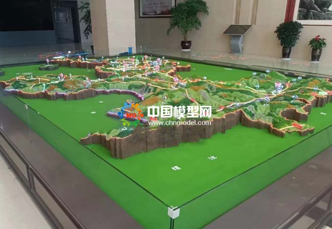 行政區(qū)域地形沙盤模型