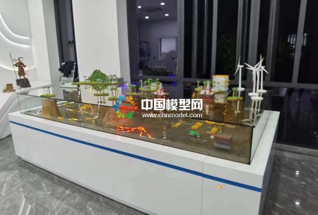 新能源海底電纜鋪設(shè)場景沙盤模型