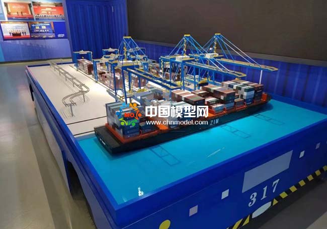 港口物流航運(yùn)沙盤模型