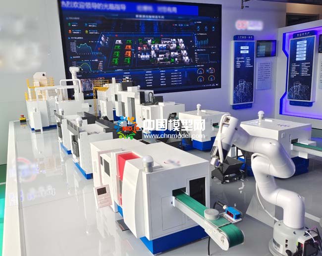 新能源齒軸制造車間模型