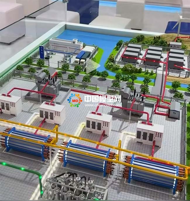 可再生能源制氫沙盤(pán)模型