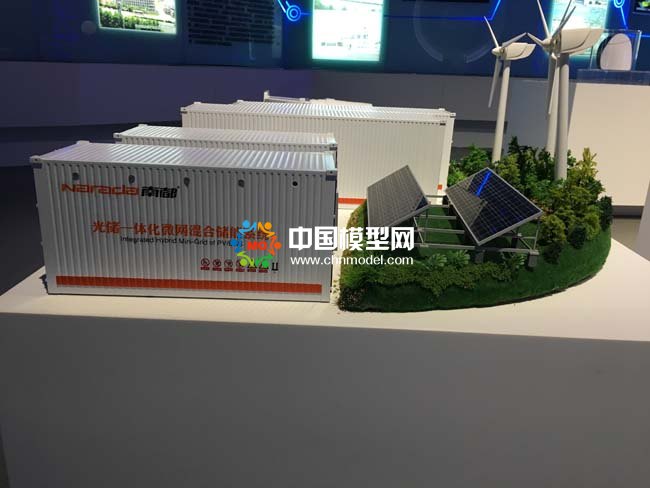 光儲(chǔ)一體化微網(wǎng)混合儲(chǔ)能沙盤(pán)模型