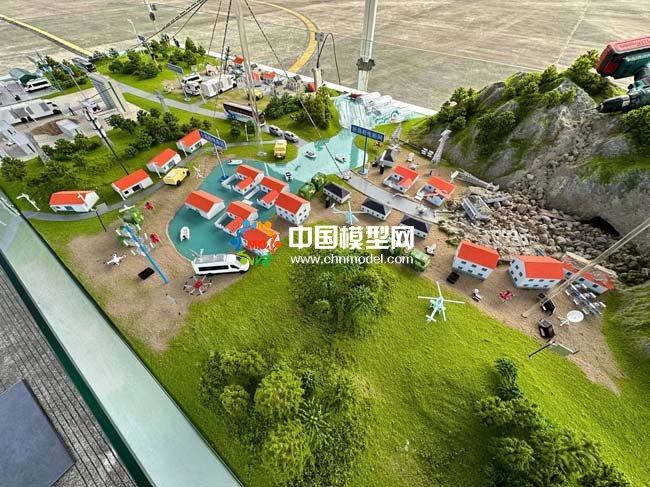 全國應(yīng)急通信演練沙盤模型