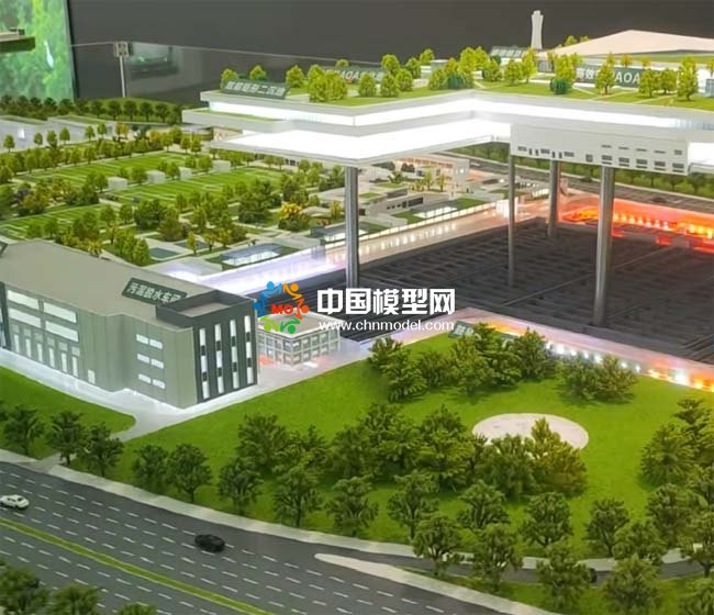 環(huán)水綠色生態(tài)綜合體沙盤(pán)模型