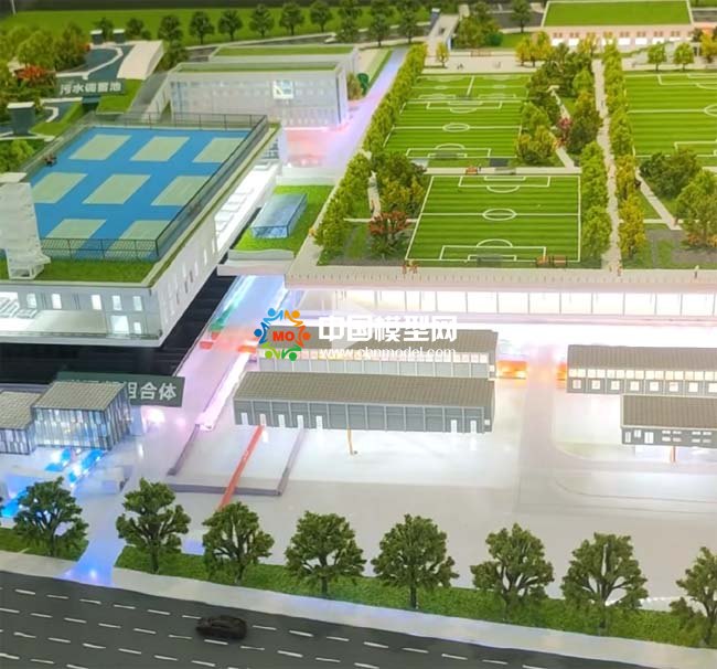 環(huán)水綠色生態(tài)綜合體沙盤(pán)模型