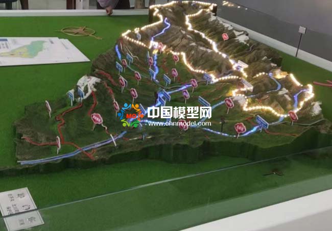 農(nóng)村污水處理運(yùn)維沙盤模型