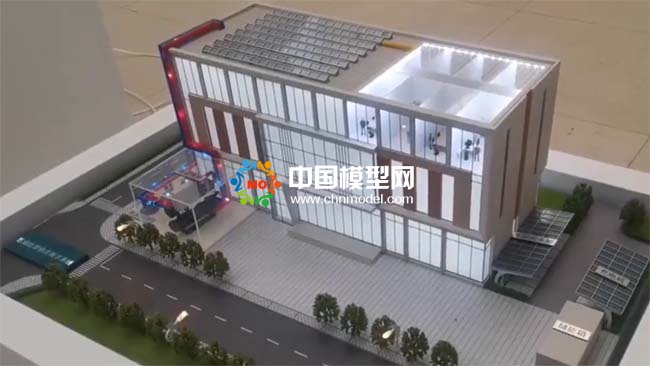 智慧綠色能源建筑沙盤(pán)模型