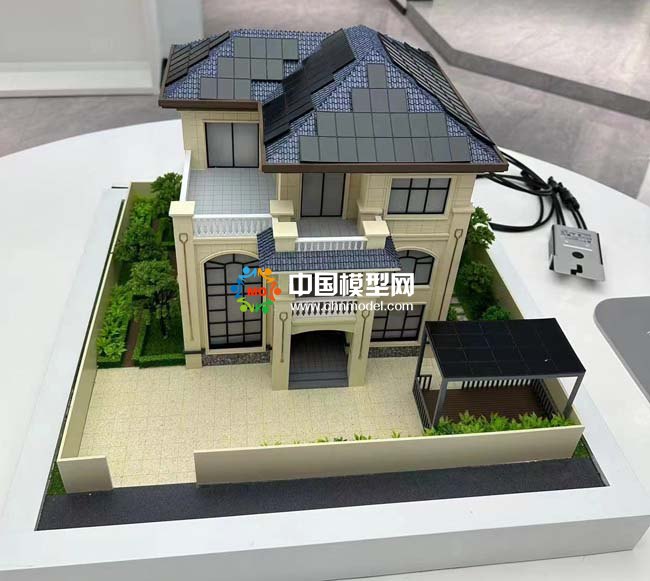 ?墅式光儲能光伏涼亭沙盤模型