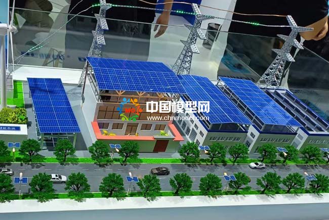 戶用光伏儲(chǔ)能住宅能源一體化沙盤(pán)模型