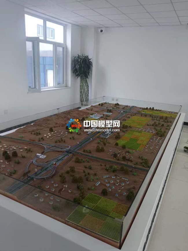 G30連霍高速公路星星峽至哈密段改擴建工程XHGJ-6標段沙盤模型