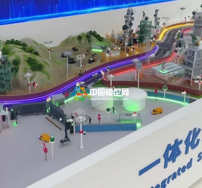 一體化安防業(yè)務(wù)場景沙盤模型