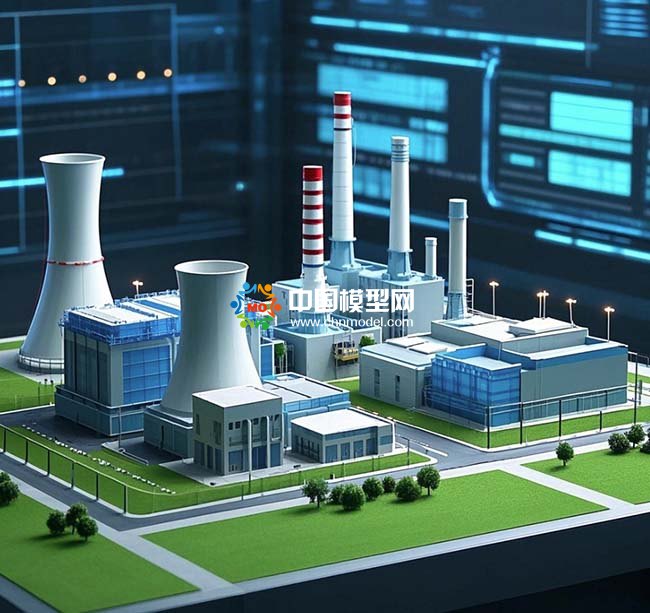 智慧電廠沙盤模型，點(diǎn)亮能源變革新視界