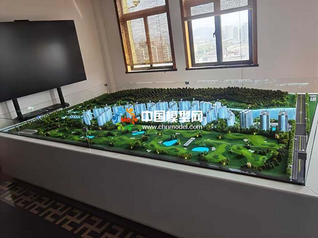 七彩瀾灣房地產(chǎn)售樓沙盤(pán)模型