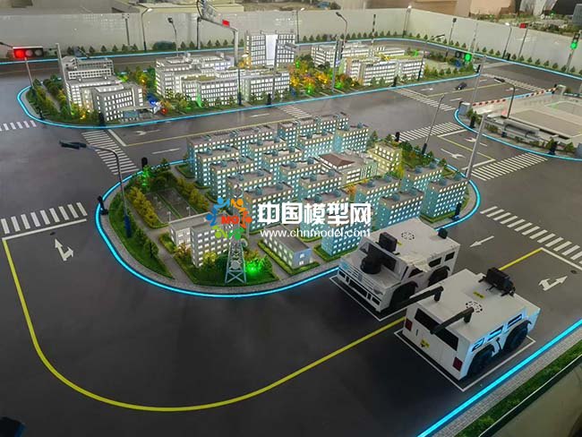 智能網聯實訓交通沙盤模型