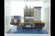 綠色船舶模型，廢氣凈化模型，船舶尾氣凈化模型