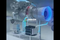 兆瓦級氫燃料渦軸發(fā)動機(jī)模型