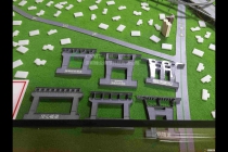 高速公路沙盤，橋梁隧道沙盤模型
