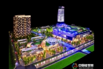 精品商業(yè)綜合體模型：保利國際廣場模型，拉特芳斯模型