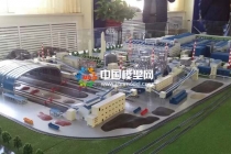 巨能特鋼廠區(qū)沙盤模型，新工藝新技術新材料新裝備實驗基地