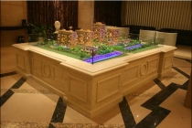 房地產(chǎn)沙盤模型對顏色表現(xiàn)要求加高，工藝決定效