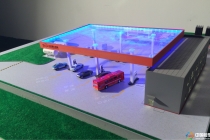 富仁高科加油站模型?，電泳裝配線模型?，德梅柯裝備模型