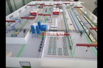 混凝土預(yù)制件生產(chǎn)線沙盤模型， 裝配式建筑沙盤模型