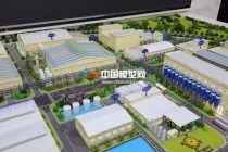 固體廢物處置利用，電解銅項(xiàng)目沙盤(pán)模型