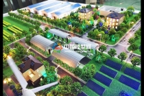 光伏電站應(yīng)用場(chǎng)景沙盤模型，太陽(yáng)能光伏屋頂發(fā)電沙盤模型