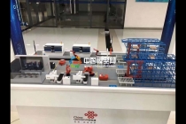 中國(guó)聯(lián)通RFID5G智慧物流解決方案沙盤(pán)模型