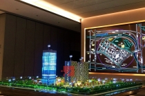 美的置業(yè)廣場展示模型，售樓沙盤