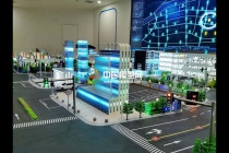 智慧停車(chē)解決方案沙盤(pán)模型