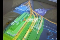 鋼鐵廠沙盤模型，投影電子沙盤