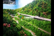 雅西高速雙螺旋隧道沙盤(pán)模型雙螺旋曲線(xiàn)隧道屬世界首創(chuàng)