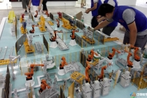 汽車產(chǎn)線沙盤模型?，奇瑞捷豹路虎總體模型?，寧波萬華展示模型