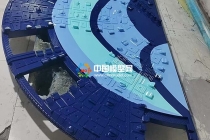 江海號(hào)盾構(gòu)機(jī)刀盤(pán)模型