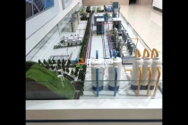 綠色能源CHP熱電聯(lián)產(chǎn)沙盤(pán)模型